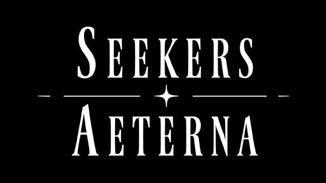 Stylized serif font with star accent; elegant and minimalistic design.