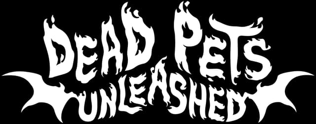 Flaming, distorted font with bat-like wings framing the text.