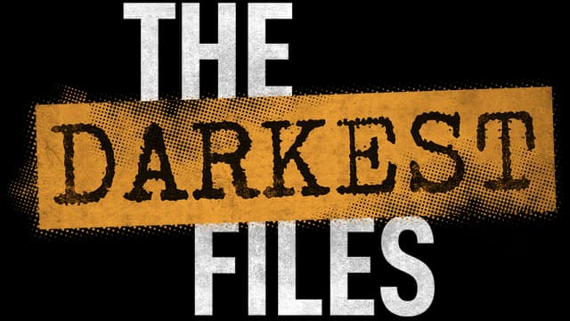 Rustic serif font with distressed texture overlaid on an orange, grunge strip.