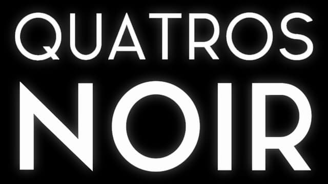 Rounded sans-serif font with wide spacing; bold, stacked design.