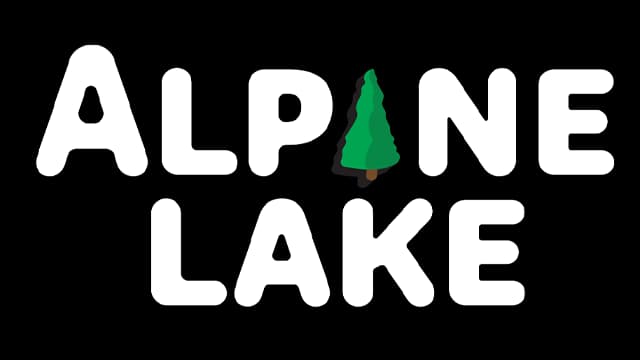 Rounded white font, tree replaces "I," adding a charming, nature-inspired touch.