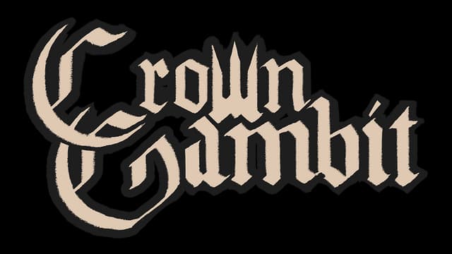 Gothic medieval font with jagged edges, crown replaces "W".