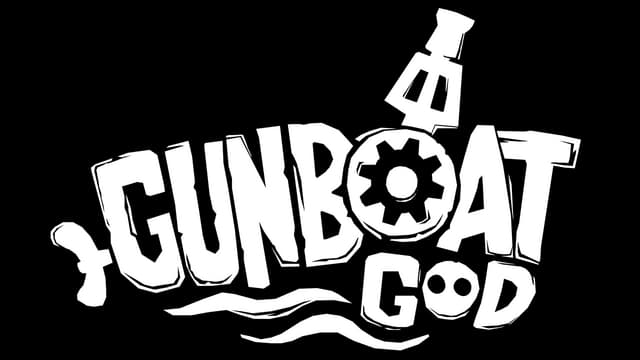 Bold, jagged font with nautical elements and a cog replacing the "O".