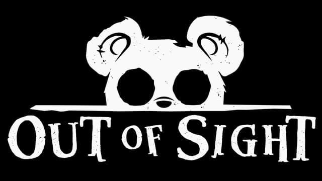 Eyeless teddy bear atop bold serif letters; playful, eerie design.