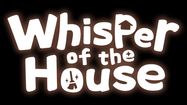 Playful, rounded font; "o" with broom, roof accent on "P", sparkling house theme.