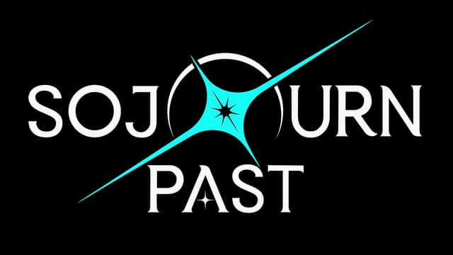 Stylized, elegant font with a dynamic blue starburst cutting through the letters.