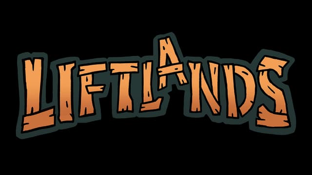 Wood-textured letters with rugged edges and dark outlines, mimicking rustic timber.