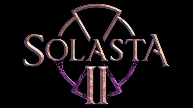 Elegant serif font with mystical arc and glowing purple roots effects.