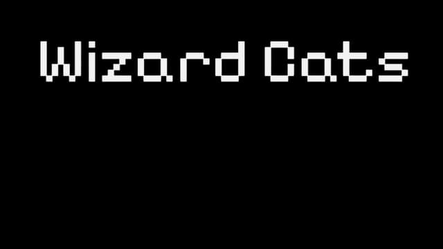 8-bit white pixel font with blocky, retro styling.