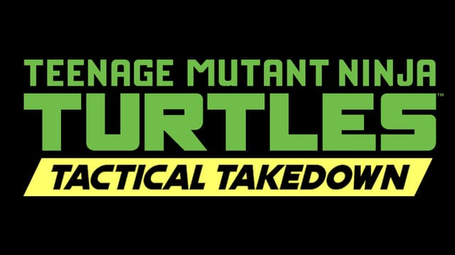 Bold green block letters with black outline; yellow text in italic.