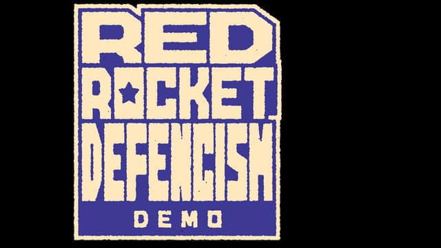 Blocky, bold font with distressed edges, featuring a star in the text.