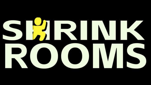 Bold, blocky font with yellow figure replacing the "H".