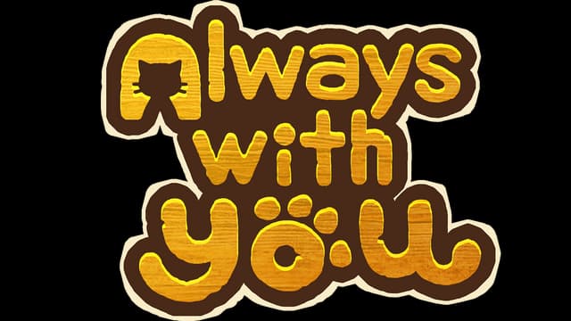 Rounded, playful font with cat silhouette in 'A' and 'O' shaped like a paw print.