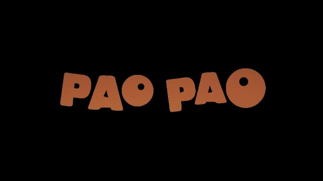 Rounded, bold brown letters with playful, uneven alignment.
