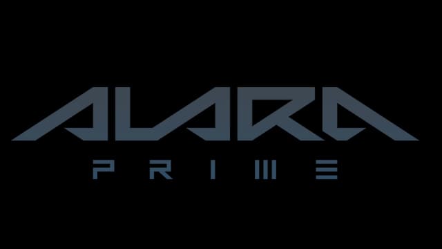 Futuristic angular font with stylized cut-outs and wide spacing.