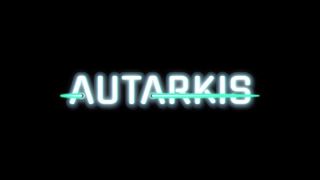 Futuristic neon text with a glowing green line cutting through.