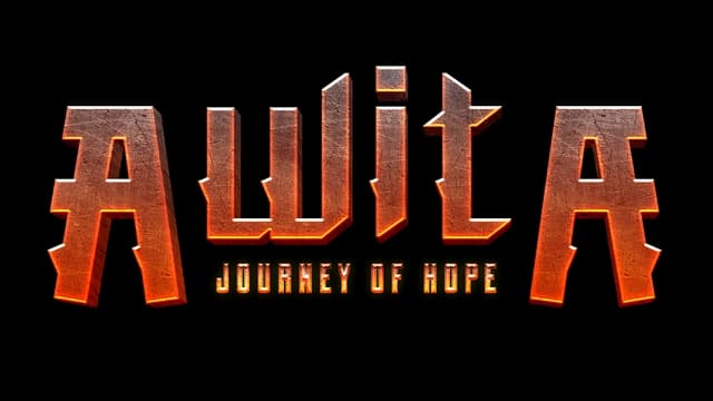 Stylized metallic text with orange heat glow and engraved accents.