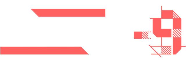 Burn-9: Bold angular block letters with red accent bars and glitch-sliced -9 mark.