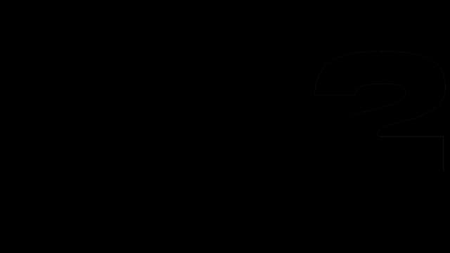Bold, geometric lettering with a distinct curved line creating a '2' shape.