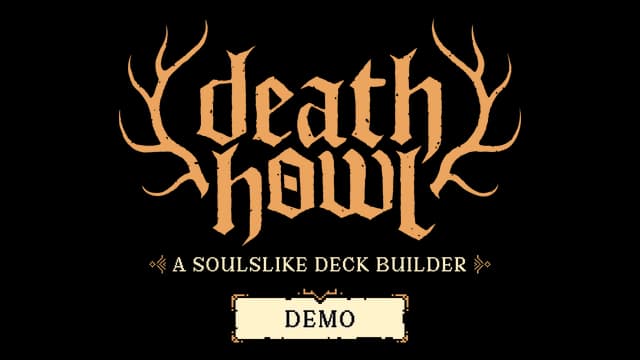 Gothic font with antler-like flourishes extending from letters.