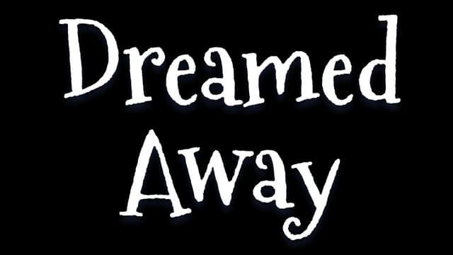 Stylized serif font with shadow; whimsical, slightly tilted letters.