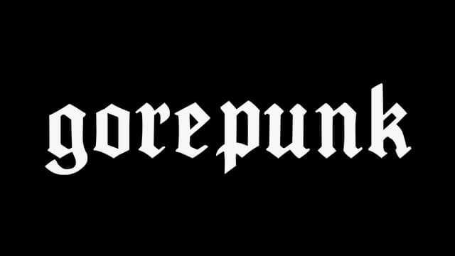 Gothic font with sharp, angular edges; evokes a dark and eerie atmosphere.
