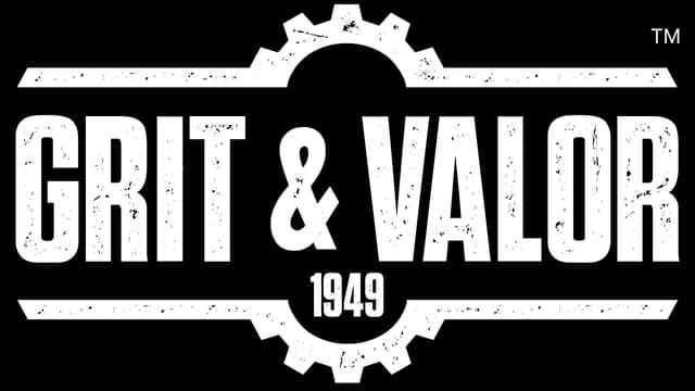 Bold, industrial font with gear and horizontal line accents.