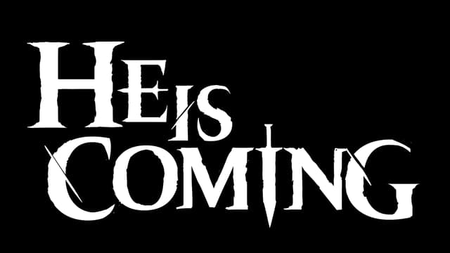 Bold serif font with sharp edges; integrated sword as letter "I".