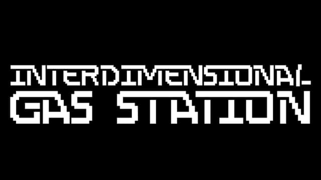 Stylized, blocky font with geometric edges and wide spacing.