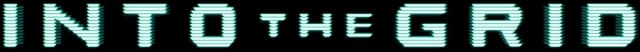 Text with L.E.D panel texture and blocky font, featuring neon green edges.