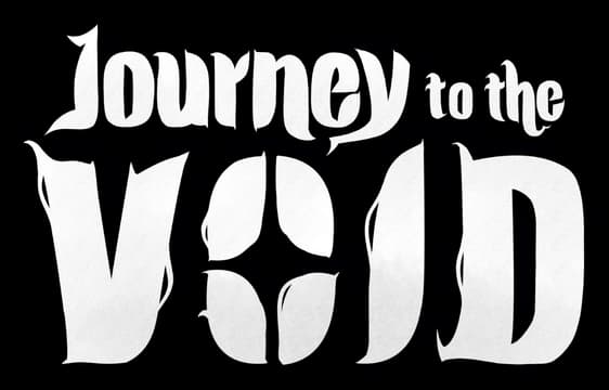 Curved, bold font with jagged edges and subtle swirl elements.