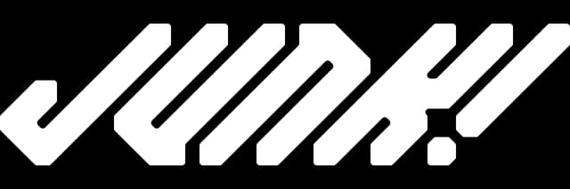 Bold, italicized block letters with dynamic slant and sharp edges.