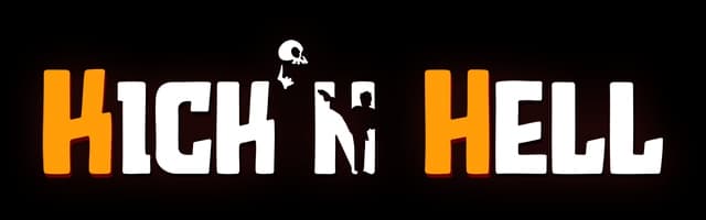 Stylized, chunky font; karate silhouette in 'N'; skull accent.