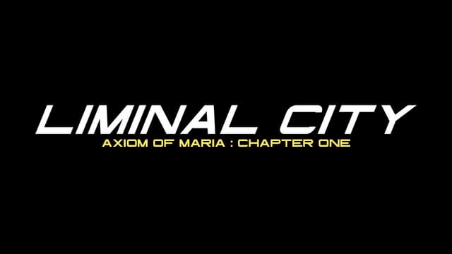 Sleek, italicized white font with futuristic design; yellow subtitle below.