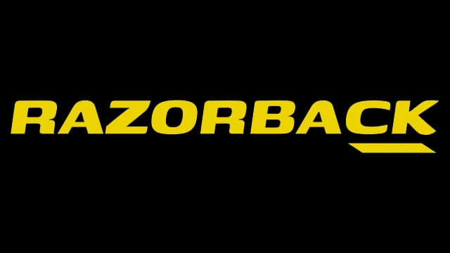 Bold, slanted yellow text with dynamic underline accent.