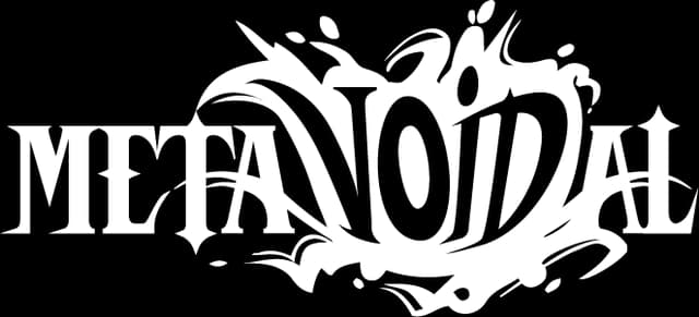 Stylized text with a splash effect, bold serif font, dynamic flow.