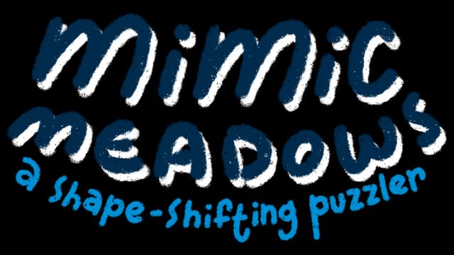 Mimic Meadows: Bold hand-painted script with thick strokes and rough ink edges.