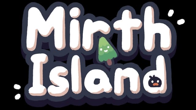 Rounded, playful font with soft outlines; tree and character accents.