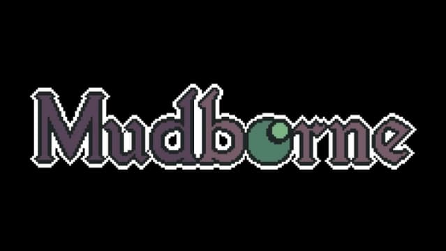 Pixelated font with stylized "o" featuring a green circle detail.