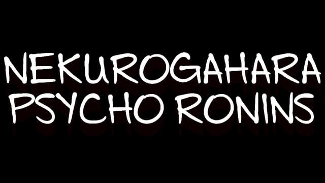 Nekurogahara: Bold, hand-drawn font with a rough, edgy, energetic style.