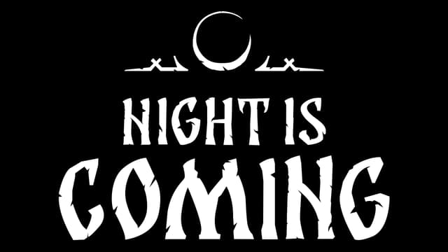 Stylized serif font with crescent moon and ornate linear accents.