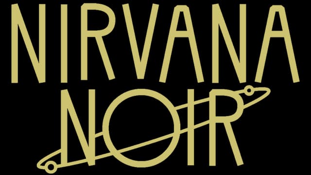 Stylized thin font with a sleek planetary orbit encircling overlapping "NOIR."