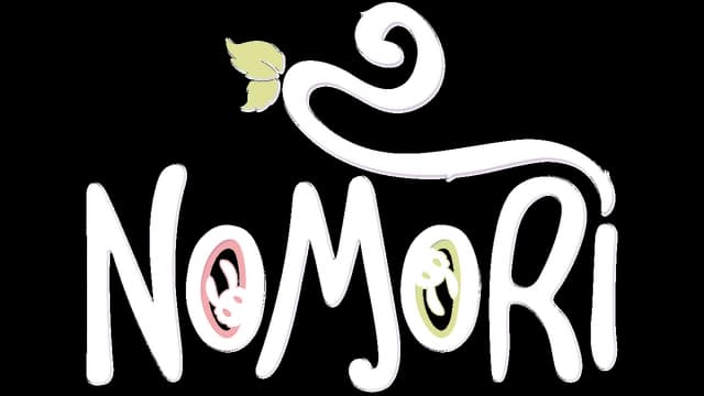 Whimsical font with vine accents, pastel colors, leaf detail atop "M".