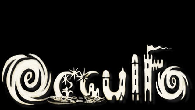 Stylized letters as city structures, intricate and whimsical design.