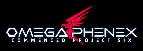 OMEGA PHENEX COMMENCED PROJECT SIX: sleek sci-fi caps with red wing emblem.