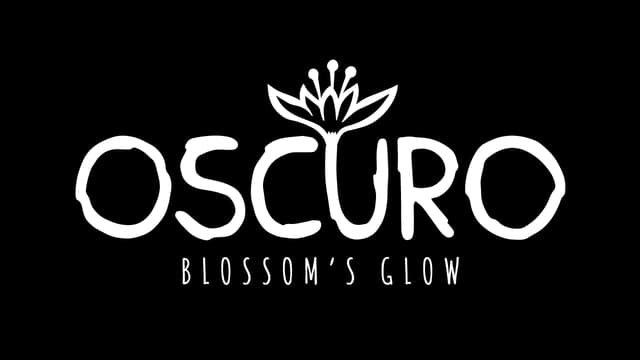 Rounded font with floral design accent, emphasizing organic and playful style.