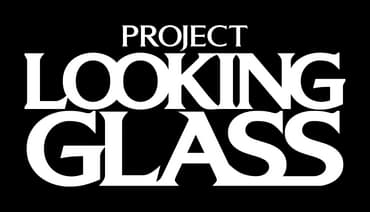 Project Looking Glass: Bold high-contrast serif wordmark with stacked, tight lettering.