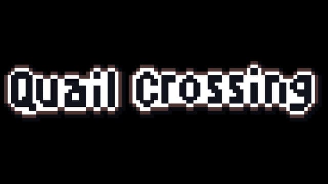 Pixelated font with thick outlines and slightly staggered text alignment.