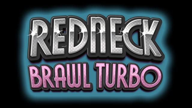 Bold, sparkling letters with retro style and glossy, rounded accents.