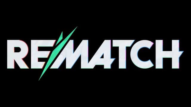 Bold, modern font with a striking neon slash between "E" and "M".